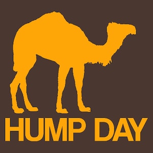 FUNNY TSHIRT Hump Day Camiseta Camel Vegan Vegetarian Mens Mujeres Cool Meme Camiseta Camiseta (también disponible en pantalones redondos y sudaderas SM-5XL