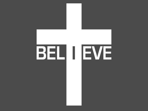 CHRISTIAN TSHIRT ik denk T-Shirt Pasen Katholieke Bijbel religieuze Jezus God Mens Tee Shirt (ook beschikbaar op crewnecks en hoodies) SM-5XL