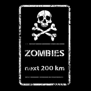 ZOMBIE T-SHIRT Zombies Next 200 Km T-Shirt Horror Movie Fan Cosplay Sci Fi T-Shirt also available on crewneck sweatshirts and hoodies SM-5XL