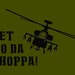 FUNNY TSHIRT Get To Da Choppa T-Shirt  80's Movie Quote Mens Womens Kids Cool Tee Shirt (also available on crewnecks and hoodies) SM-5XL 