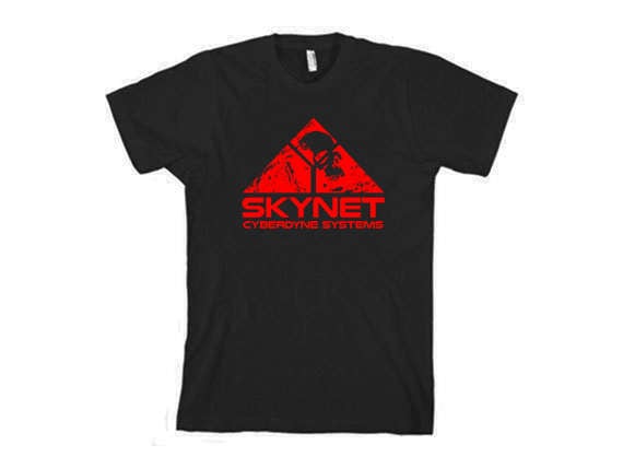 titel Privilegium Disciplinære HORROR MOVIE Tshirt Skynet T-shirt Science Fiction Cosplay Sci - Etsy Norway