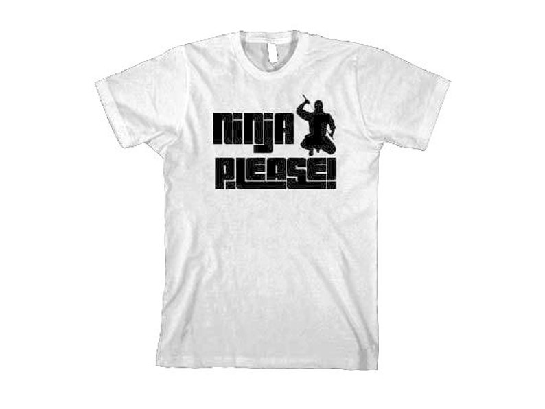 ninja please t shirt