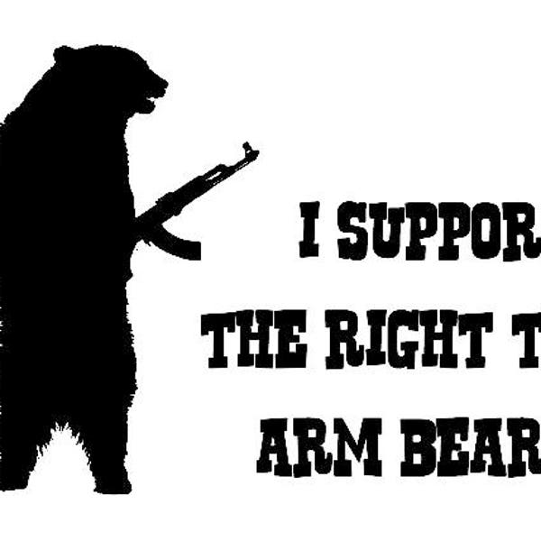 Bear Arms T Shirt Etsy