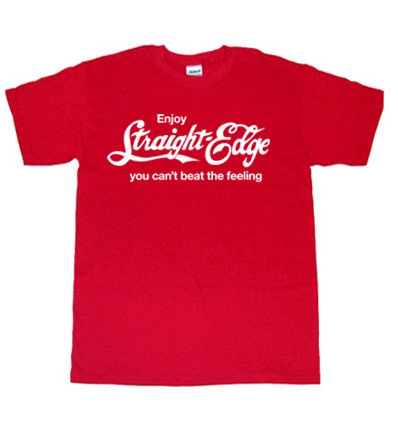 STRAIGHT EDGE Tシャツ ハードコア ブラックメタルTシャツ クールT