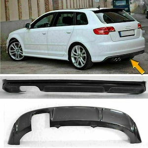 Audi A3 8P 2005-2008 Sportback S3 S Line Heckstoßstangenspoiler