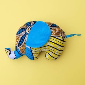 African Print Soft Toy Elephant