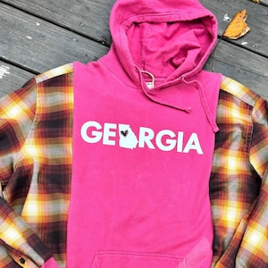 Reworked Sweatshirt and Flannel