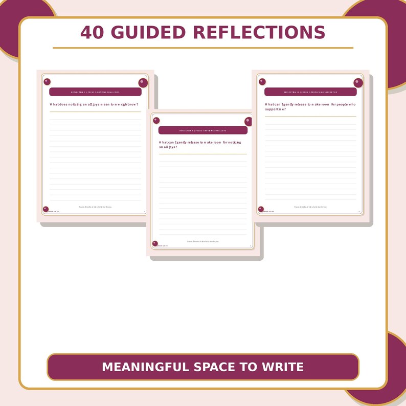 Grateful Every Day Printable Guided Journal | Gratitude, Self-care & Everyday Joy | Adult Self ...