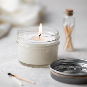 Woodland Baby Shower Candle Favors: Forest Animals Party, Set of 6 Soy Candles image 9