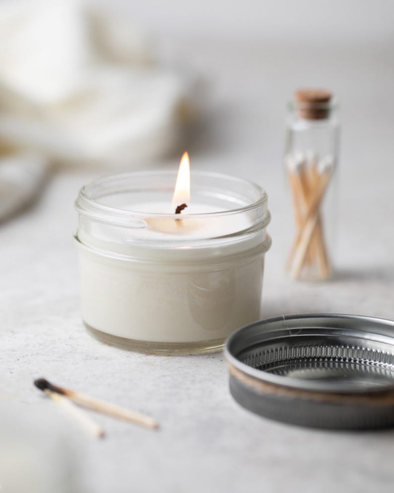 Woodland Baby Shower Candle Favors: Forest Animals Party, Set of 6 Soy Candles image 9
