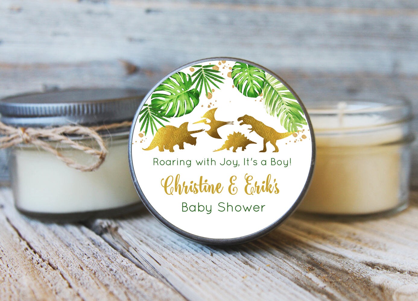 dinosaur baby shower favors
