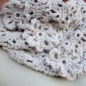 Crochet Infinity Scarf Pattern: Cherokee Rose Eternity Scarf | Etsy