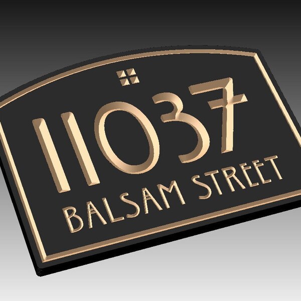 Craftsman House Numbers Etsy UK