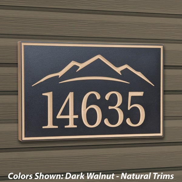 Wood Mountain House Signs Etsy