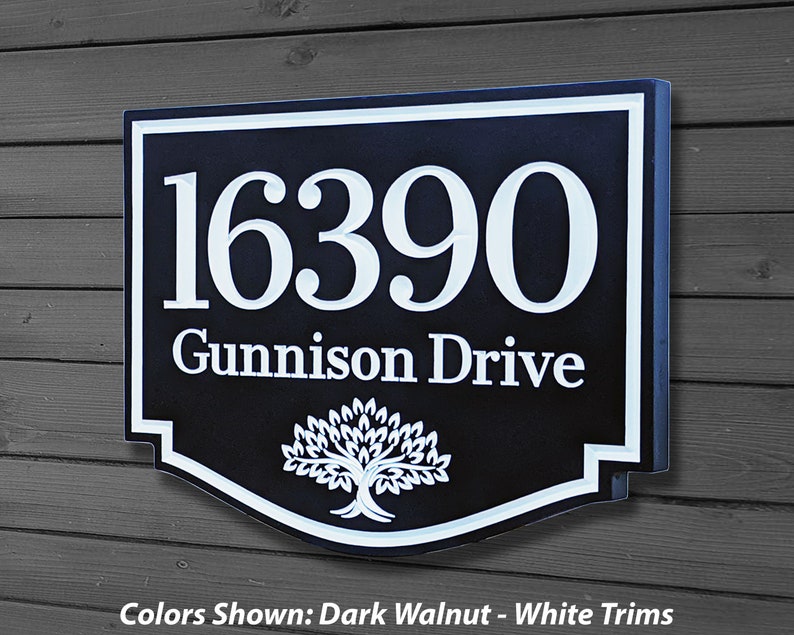 SIGN32 House Number/street Sign House Number Sign Custom Etsy