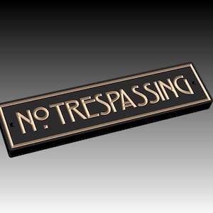SIGN61 20,2 x 5,2 cm x 12,7 cm (8 x 2 po. x 1/2 po.) Enseigne d&#39;interdiction d&#39;accès gravée, enseigne en bois sculpté personnalisée, pendaison de crémaillère - mariage - cadeau d&#39;anniversaire