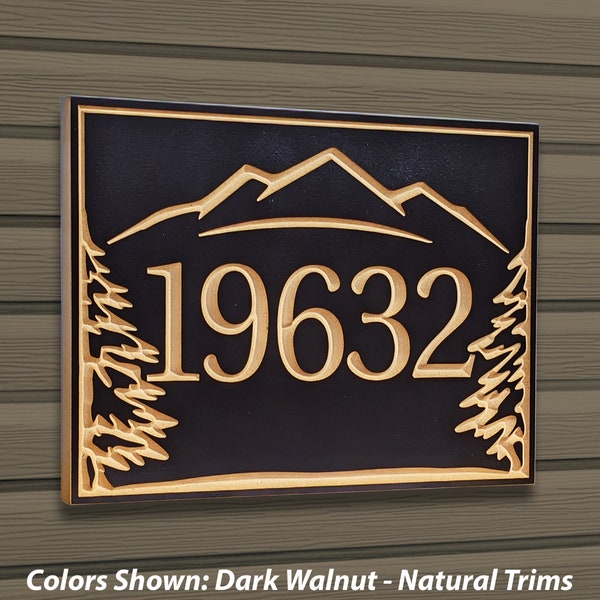 Wood Mountain House Signs Etsy