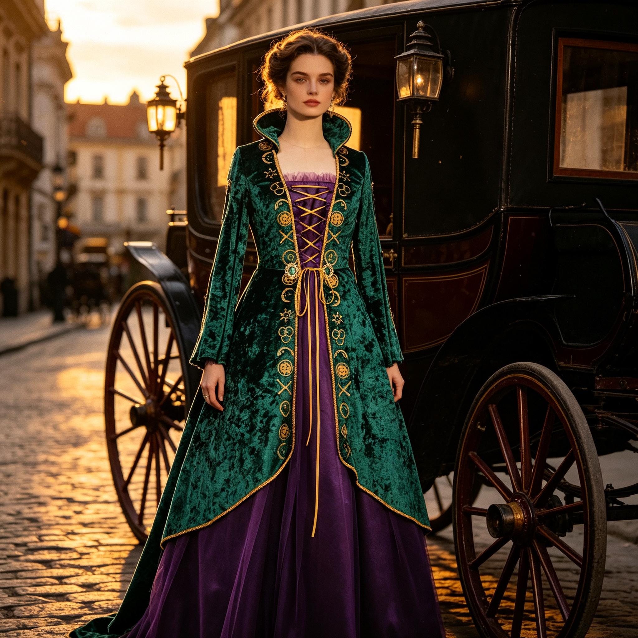 green satin dressing gown Luxury Robe For Women Mid-Calf Aya dark green robe
