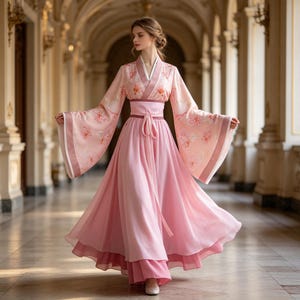 Pink Hanfu Dress