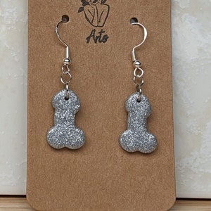 Silver Member Drop Earrings
