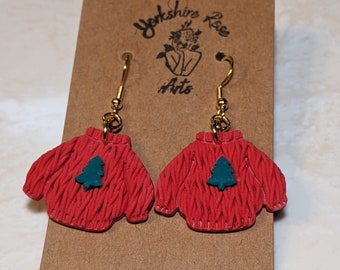 Ugly Christmas Jumper Drop Earrings