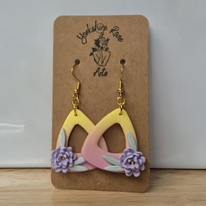 Lilac Lemonade Drop Earrings