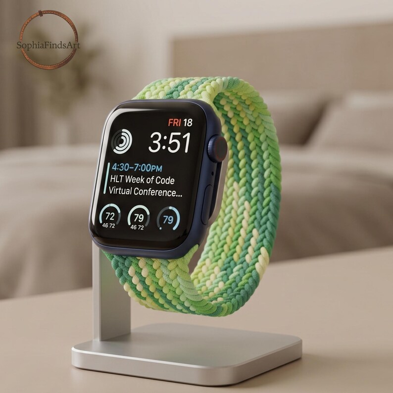 Braided Solo Loop Watch Band for Apple Watch Series 40-49mm - Etsy Canada