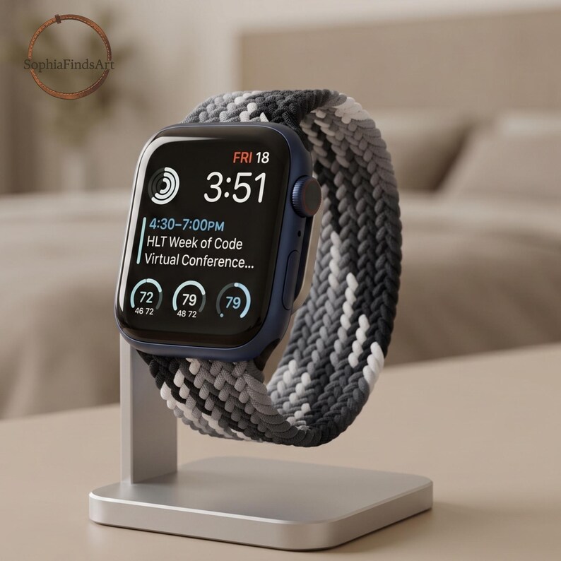 Braided Solo Loop Watch Band for Apple Watch Series 40-49mm - Etsy Canada