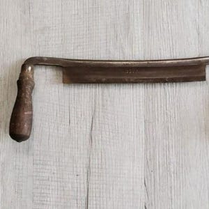 Antique Buhl Sons Co. 9&quot; Drawknife Blade ,Woodworking, Timber Framing