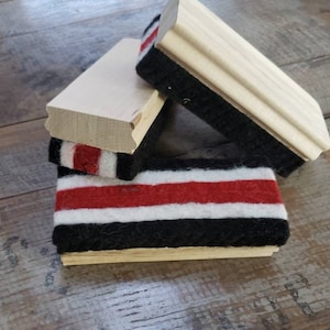3 Blackboard Erasers, Chalkboard, Hardwood Felt Eraser,  3 Pack