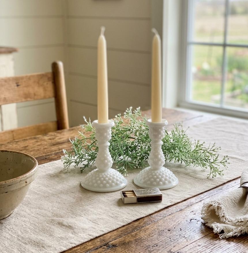 Fenton キャンドルホルダー2個セット Fenton Two Way Candle Holders - Etsy