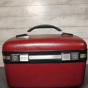 ヴィンテージ　Spiegel メイクボックス ブラック エナメル、ベルベット Vintage Makeup Box - Etsy