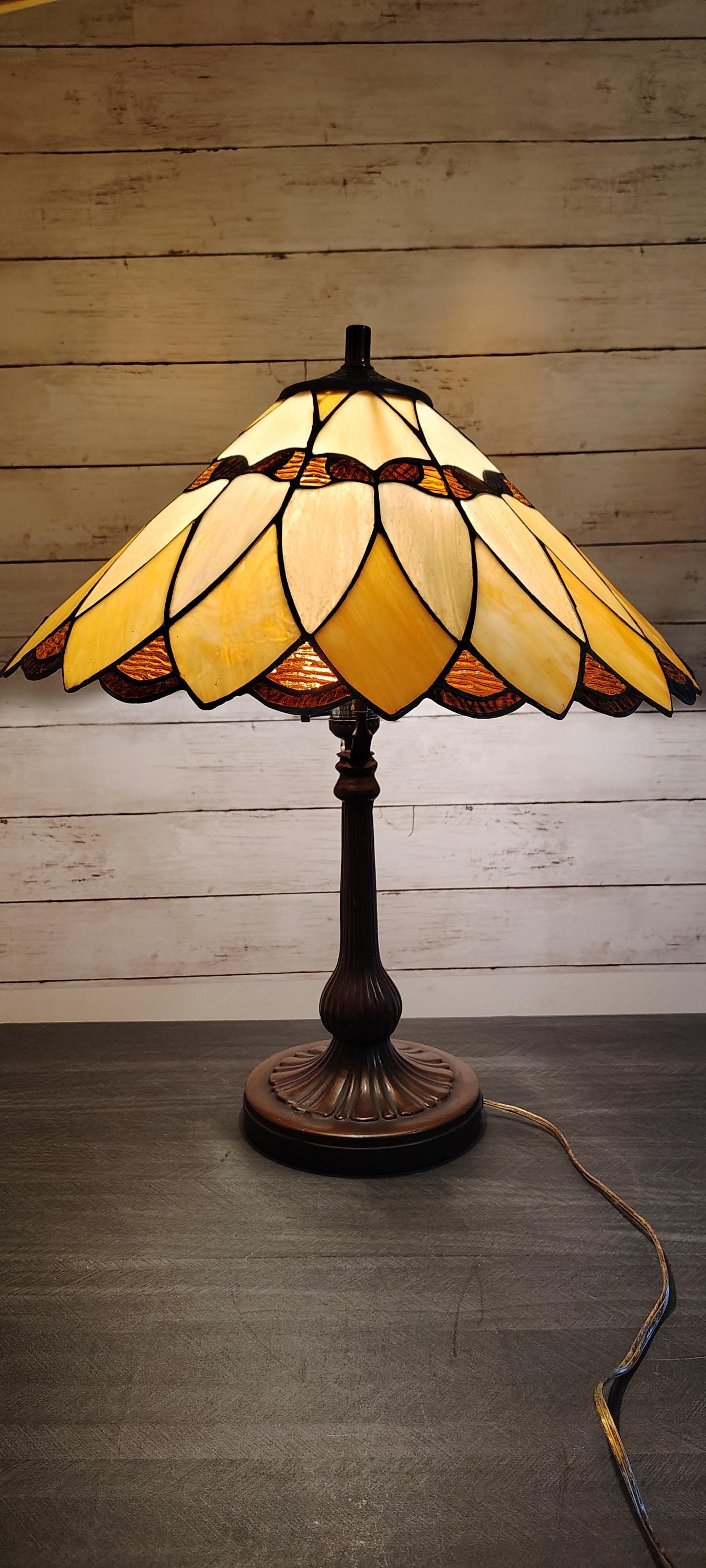 Leaded Glass Lamp - Etsy
