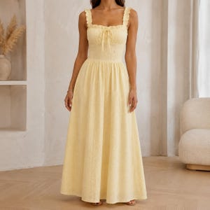 Yellow Beach Dress