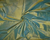 LEE JOFA MORPHEUS Silk Taffeta Fabric 10 yards Iridescent Turquoise