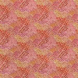 BRUNSCHWIG & FILS Bargello Cotton Print Fabric 10 Yards Pinks