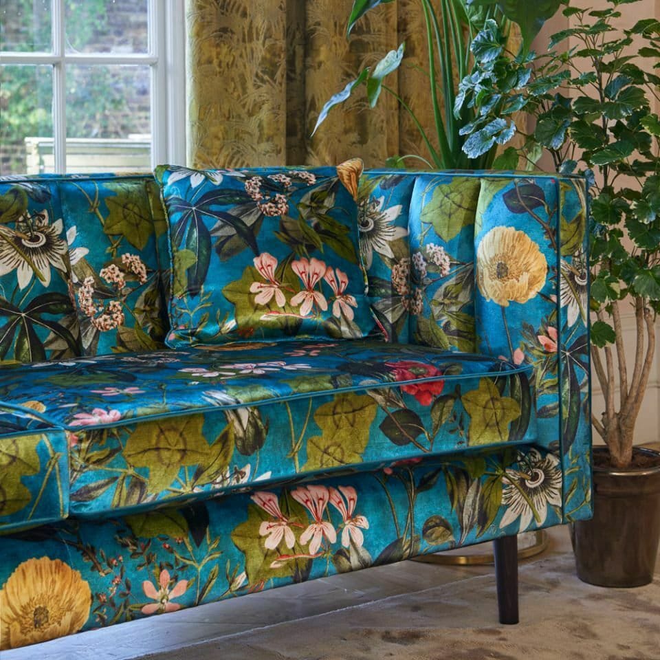 Buy Lee Jofa Bronwen Velvet Blue/Green 2019123-53 Harlington Velvets  Collection Indoor Upholstery Fabric by the Yard