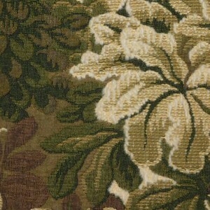 SCALAMANDRE Verdure Tapestry Deep Lush Foliage Fabric 10 Yards Moss image 8