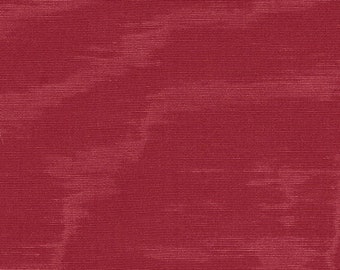 SCHUMACHER ITALIAN MOIRE Damask Fabric 10 Yards Rouge Red