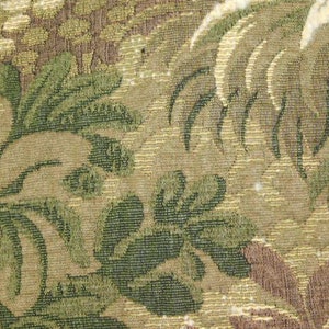 SCALAMANDRE Verdure Tapestry Deep Lush Foliage Fabric 10 Yards Moss image 5