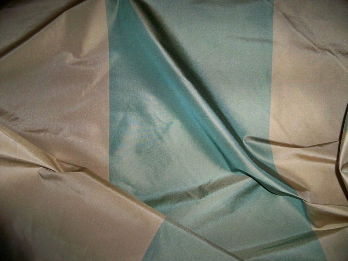 SILK LOOM BEKKA Iridescent Stripes Silk Taffeta Fabric 10 Etsy
