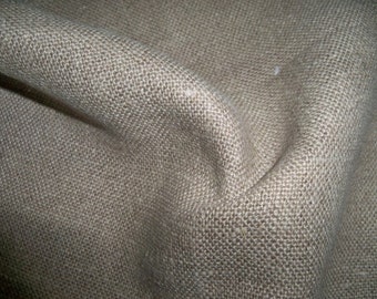 LEE JOFA G P & J BAKER Solid Linen Fabric Remnant Natural