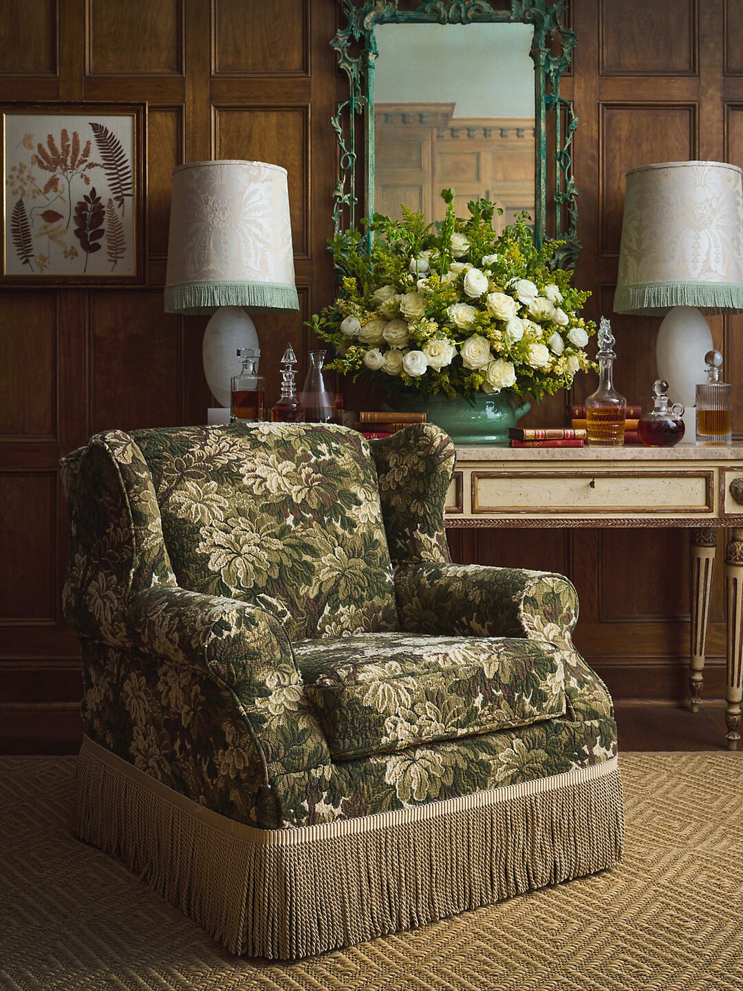 SCALAMANDRE Verdure Tapestry Deep Lush Foliage Fabric 10 Yards Moss Etsy