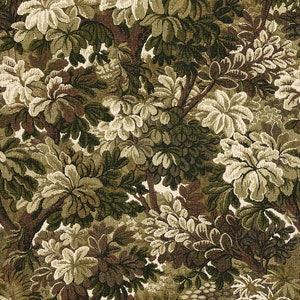 SCALAMANDRE Verdure Tapestry Deep Lush Foliage Fabric 10 Yards Moss image 2