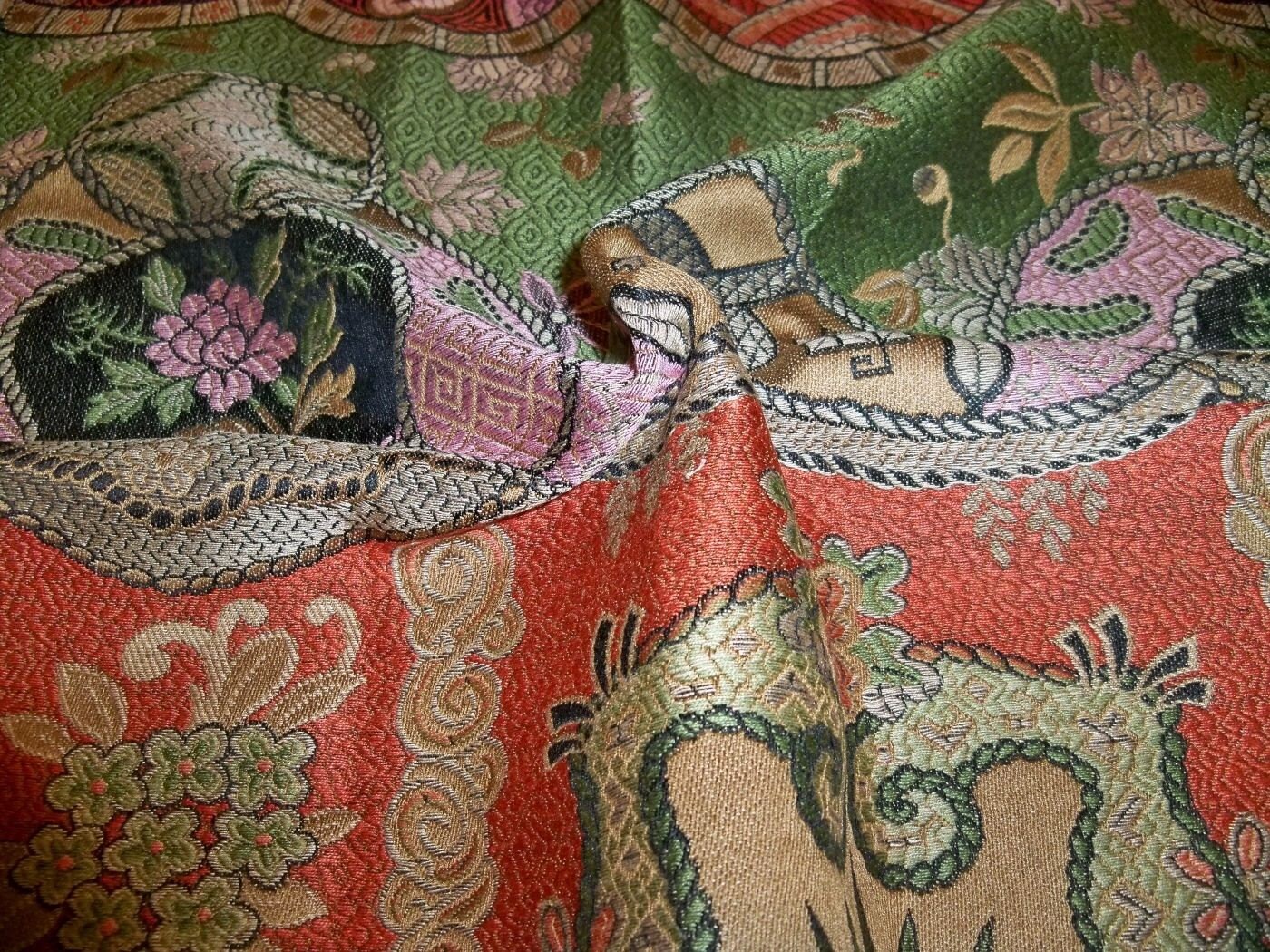 CLARENCE HOUSE CHINOISERIE Dragon Empress Fabric 10 Yards Etsy