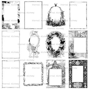 Decorative Elements Clipart Collection Set 6 Pictorial | Etsy
