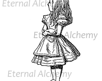 Alice at Court - Alice in Wonderland Digital Image - Instant Download