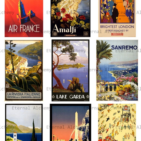 Europe Travel Poster Etsy