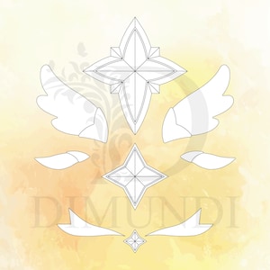 Star Guardian Neeko Accessories Blueprint - League of Legends Cosplay Pattern - PDF DIY Cosplay Design