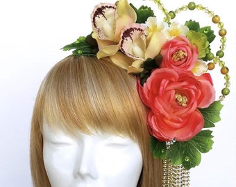 Spring Flower Headpiece Handmade Headband for Women